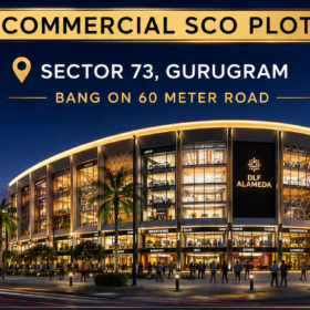 DLF SCO Plots Sector 73 Gurgaon at DLF Alameda Central offering premium Shop Cum Office commercial plots on SPR Road.