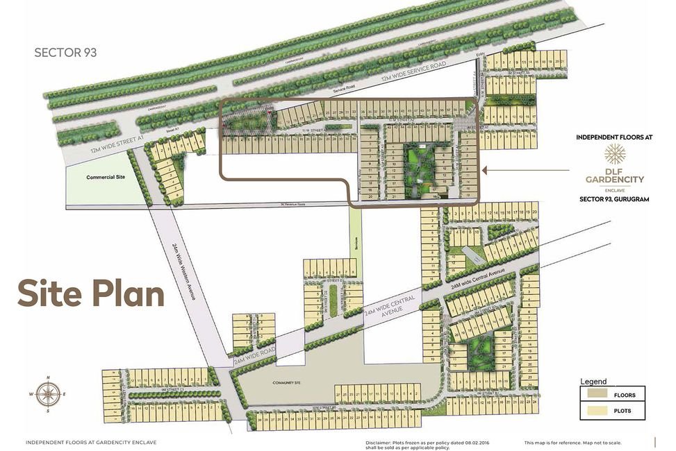DLF SCO Sector 93 Gurgaon Master Plan