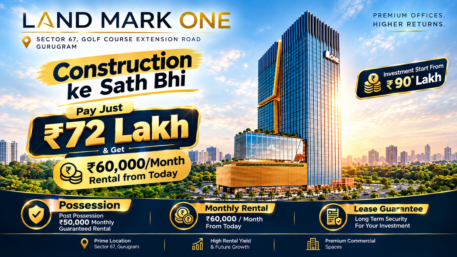 Landmark One Sector 67 Gurugram commercial property