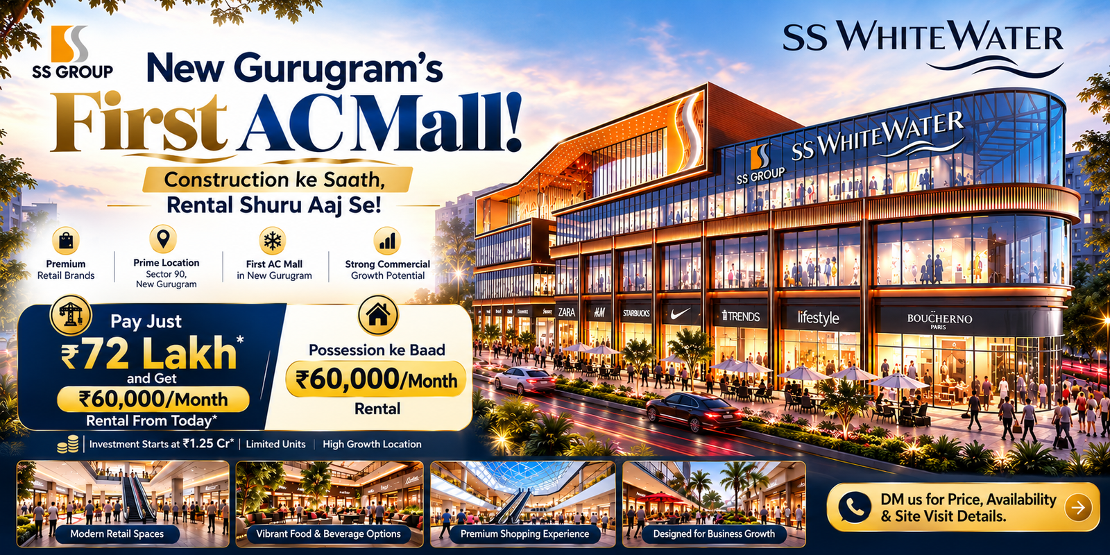 SS WhiteWater Sector 90 Gurgaon Commercial Property